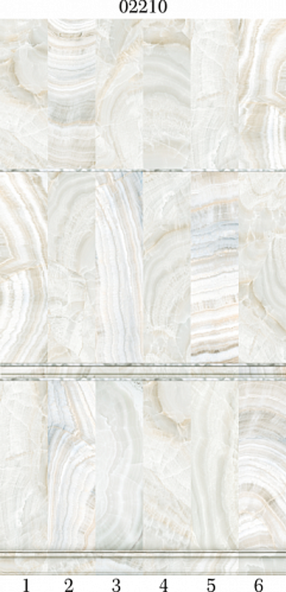 Панель ПВХ фотопечать 3D Panda Оникс 2700х250 мм