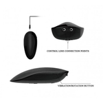 Реалистичный вибратор с пультом управления Oliver (19,5×4,4 см)