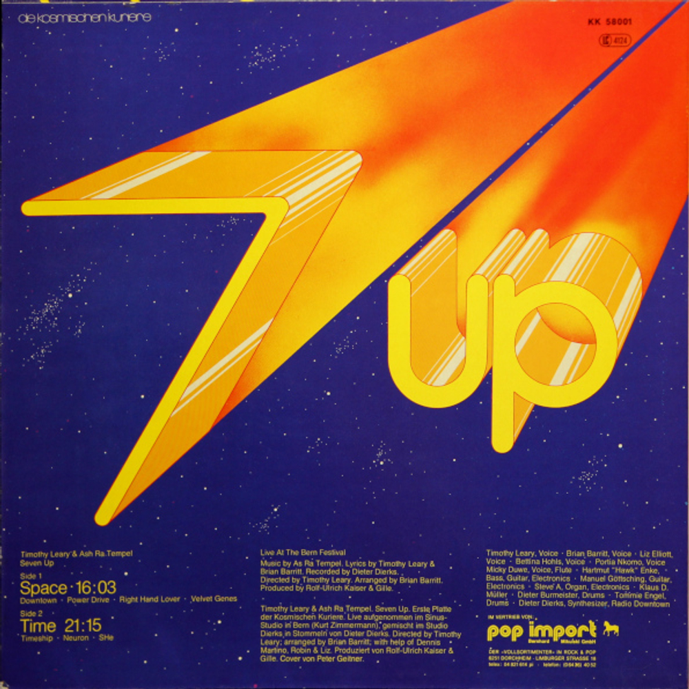 Timothy Leary & Ash Ra Tempel / Seven Up (LP)