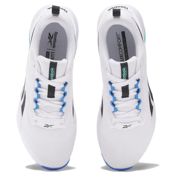 Кроссовки reebok NANOFLEX TR 2 для обуви низкого качества, черного, синего цвета.