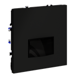 Датчик движения встраиваемый VOLTUM S70, (черный матовый)
