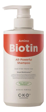 Шампунь для волос против выпадения с биотином CKD Amino Biotin All-Powerful Shampoo 500 мл