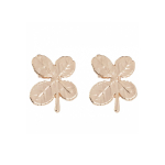 Пусеты листья Ester Bijoux Четырёхлистник LF13C-RG BR