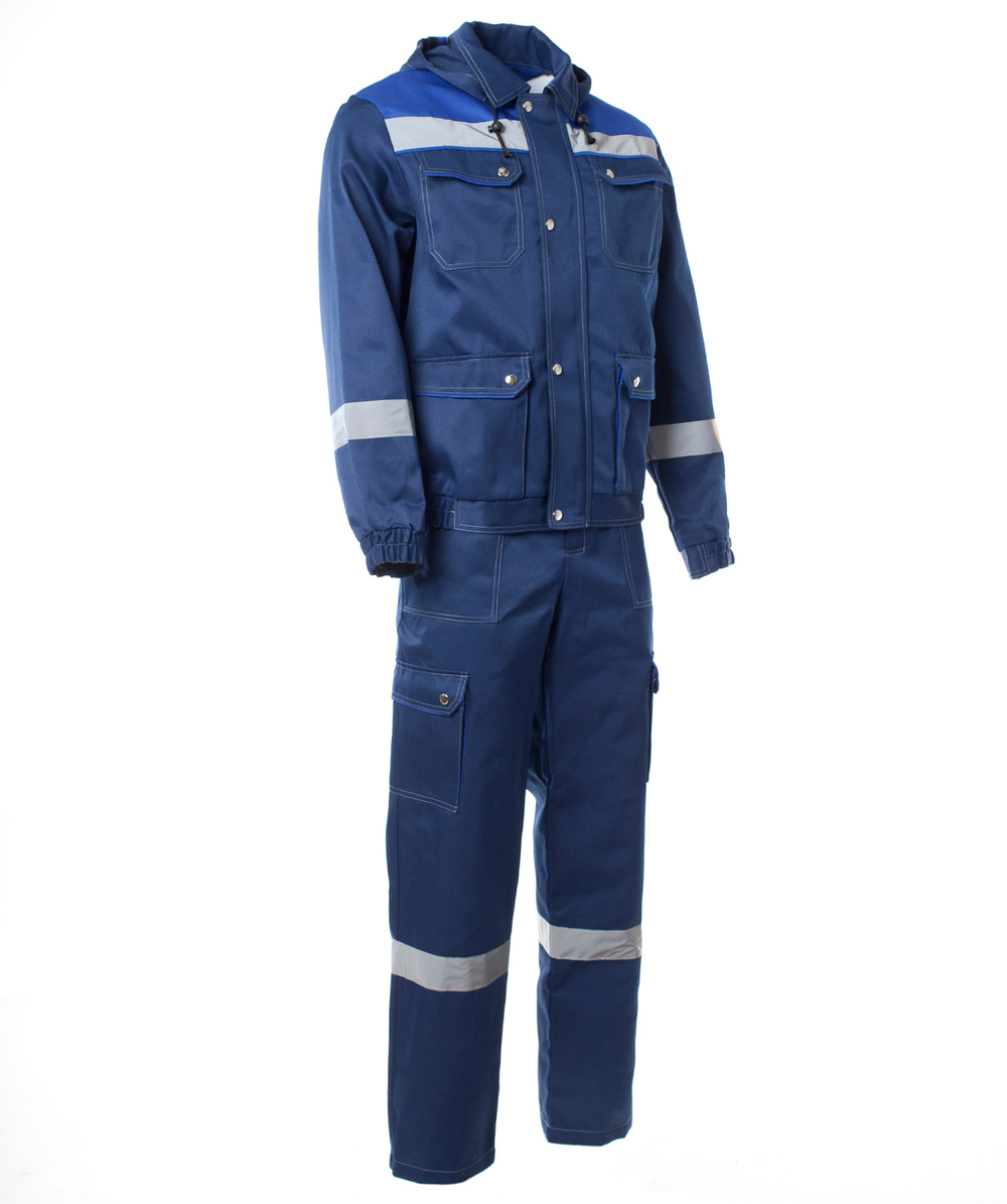 Костюм АНТЕЙ с СОП летний куртка, п/к цв.т.синий/василек (44-46) 88-92, 182-188