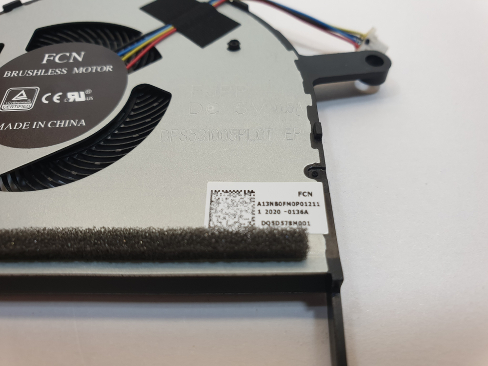 Вентилятор для Asus F510, S510, X510, DQ5D578М001