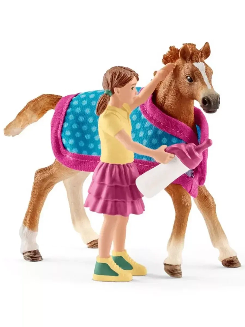 Набор Жеребенок с одеялом Schleich 42361