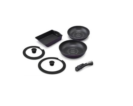 Набор сковород из 6 предметов IRIS OHYAMA IZ-SE6 Purlple (1/4)