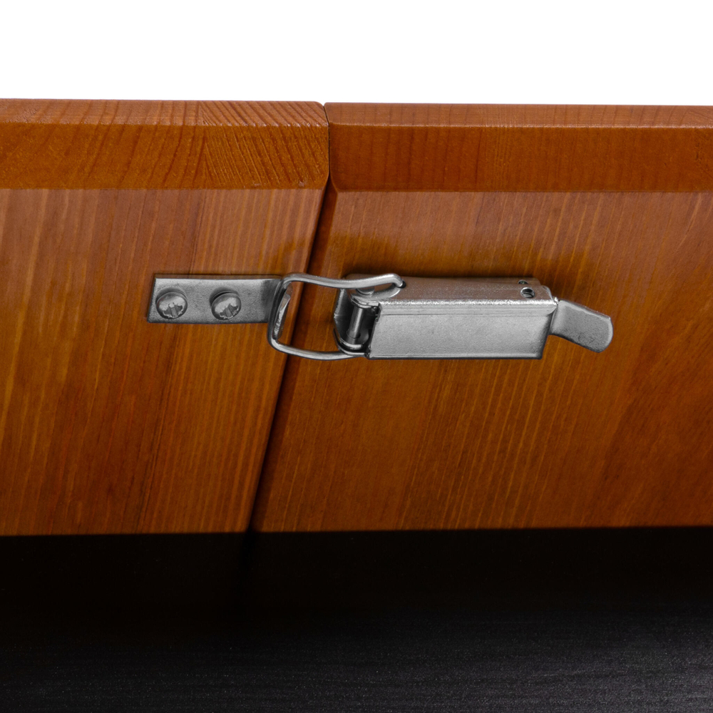 Стол Соната Люкс раздвижной/Sonata Lux extension table массив сосны, антик /графит, 120-(150)х75х75 см