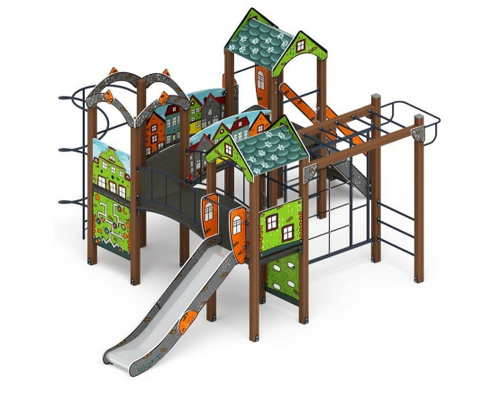 Детский комплекс Городок Город ДИК 2.01.3.01-01 H=1200