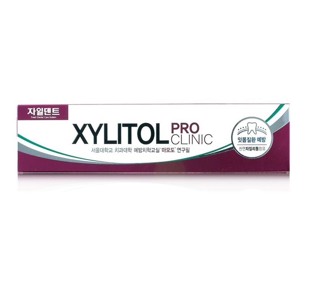 Зубная паста Xylitol Pro Clinic 130 гр. фиолетовая