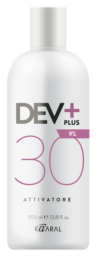 Окислительная эмульсия KAARAL Dev Plus 9% (30 Vol.) - 1000 мл.