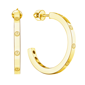 Серьги пуссеты Золото