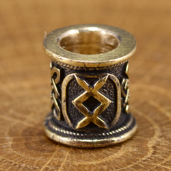 Бусины «РУНЫ» малые из латуни В АССОРТИМЕНТЕ