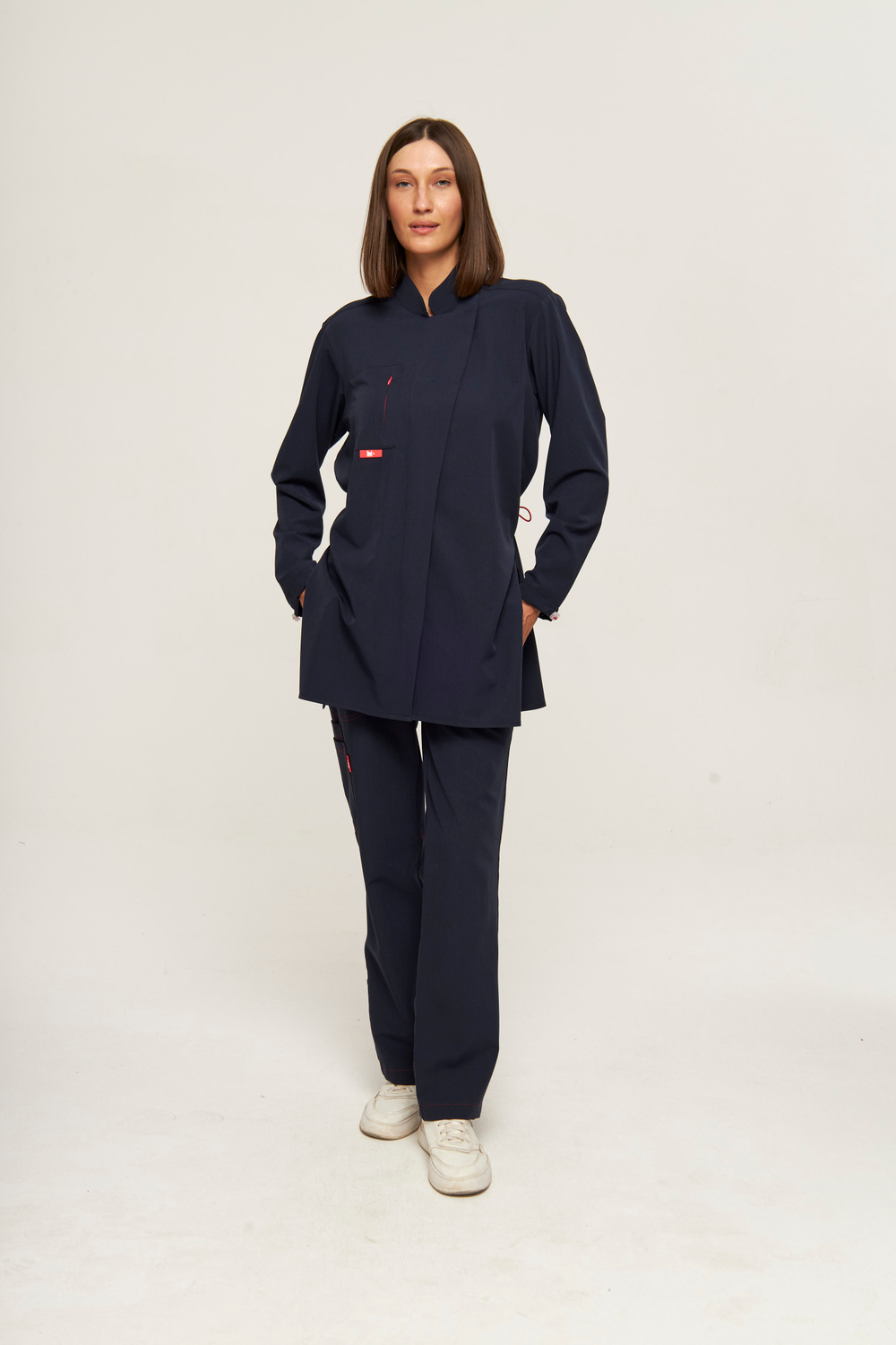 Топ медицинский женский Сартори, нэви OLD