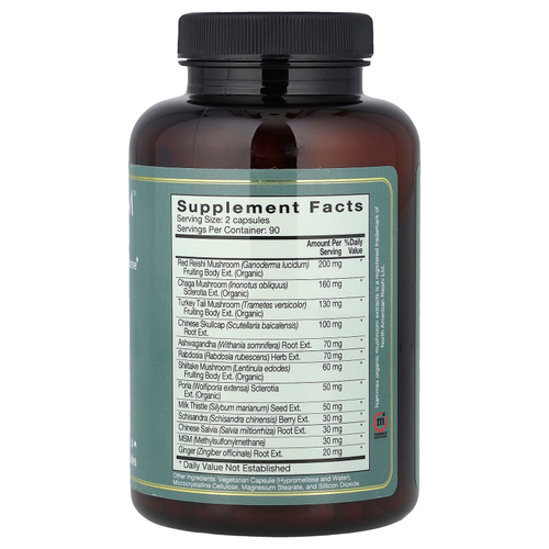 Natura Health Products, Mushroom™ Synergy, 180 капсул