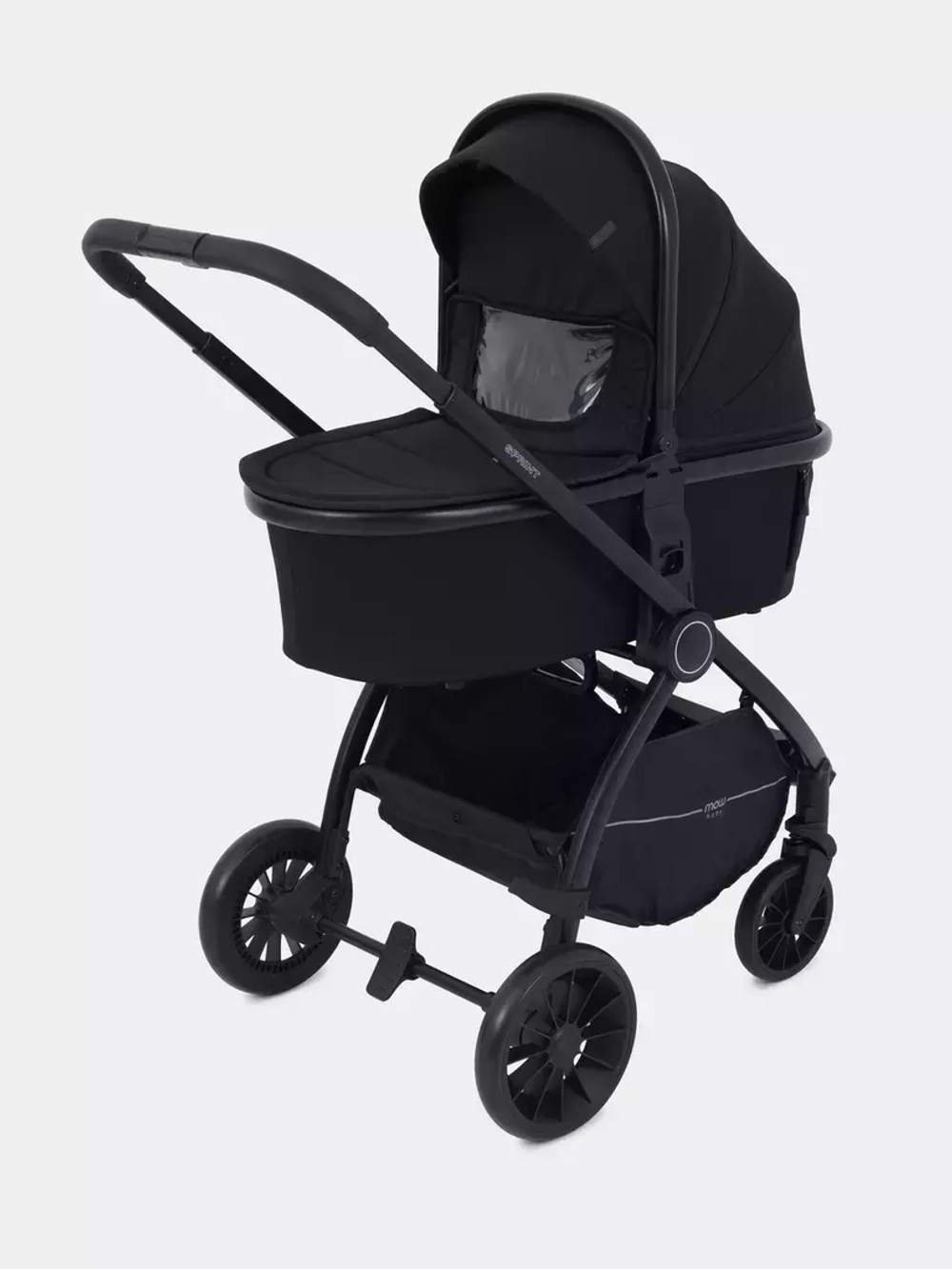 Коляска детская MOWBaby 2 в 1 "SPRINT" МВ321 Black