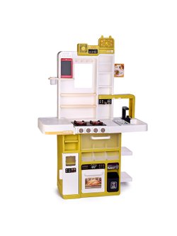 Игровой набор кухня Весёлый поварёнок с паром, 108 предметов (889-369)