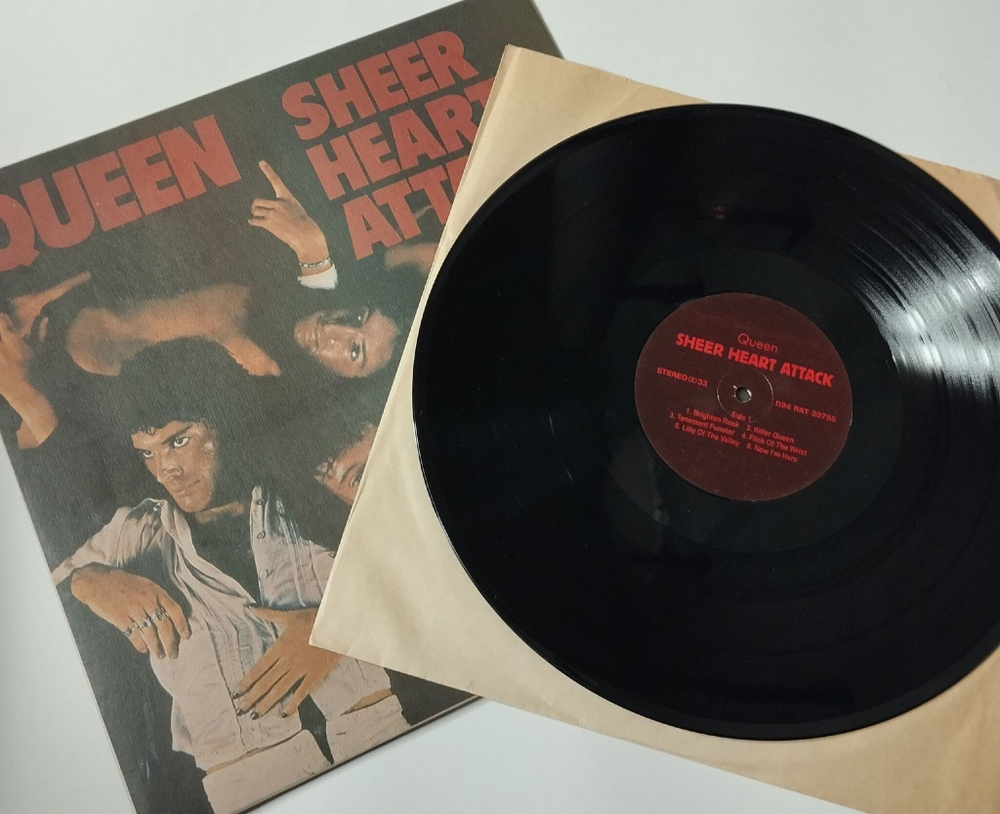 Винтажная виниловая пластинка LP Queen Sheer Heart Attack (Россия 1994)