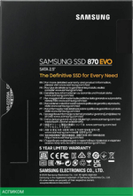 SSD диск Samsung 870 Evo 4TB (MZ-77E4T0B/EU)
