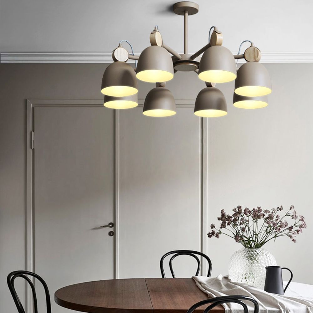 Люстра На Штанге Rolla 6 Gray By Imperiumloft