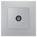 Розетка TV (телевизионная) оконечная - алюминий ETIKA Legrand