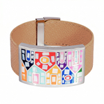 Браслет Fiore Luna на желтом кожаном ремешке CB01318-11 M