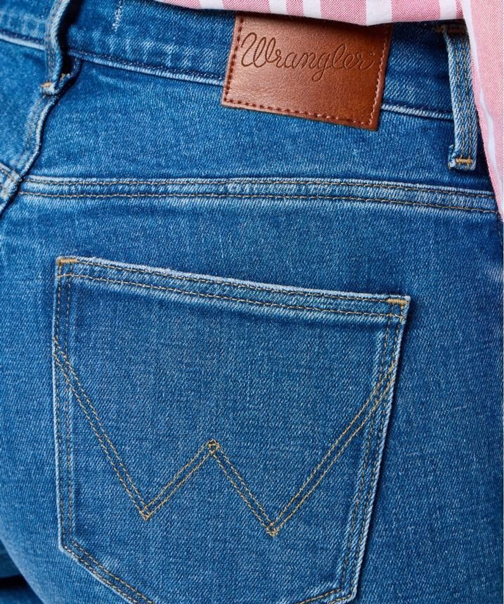 Джинсы Wrangler STRAIGHT BLUE ABYSS синий