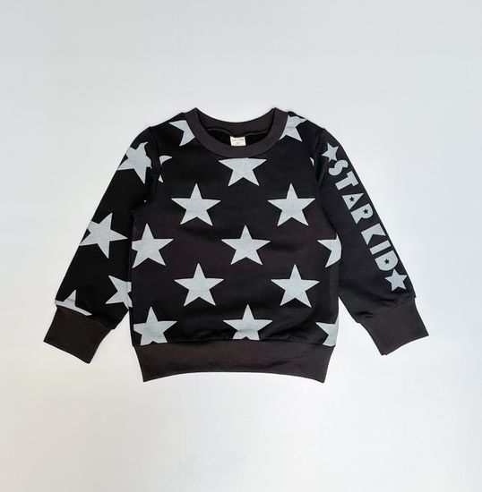 Свитшот "Звезды" черный