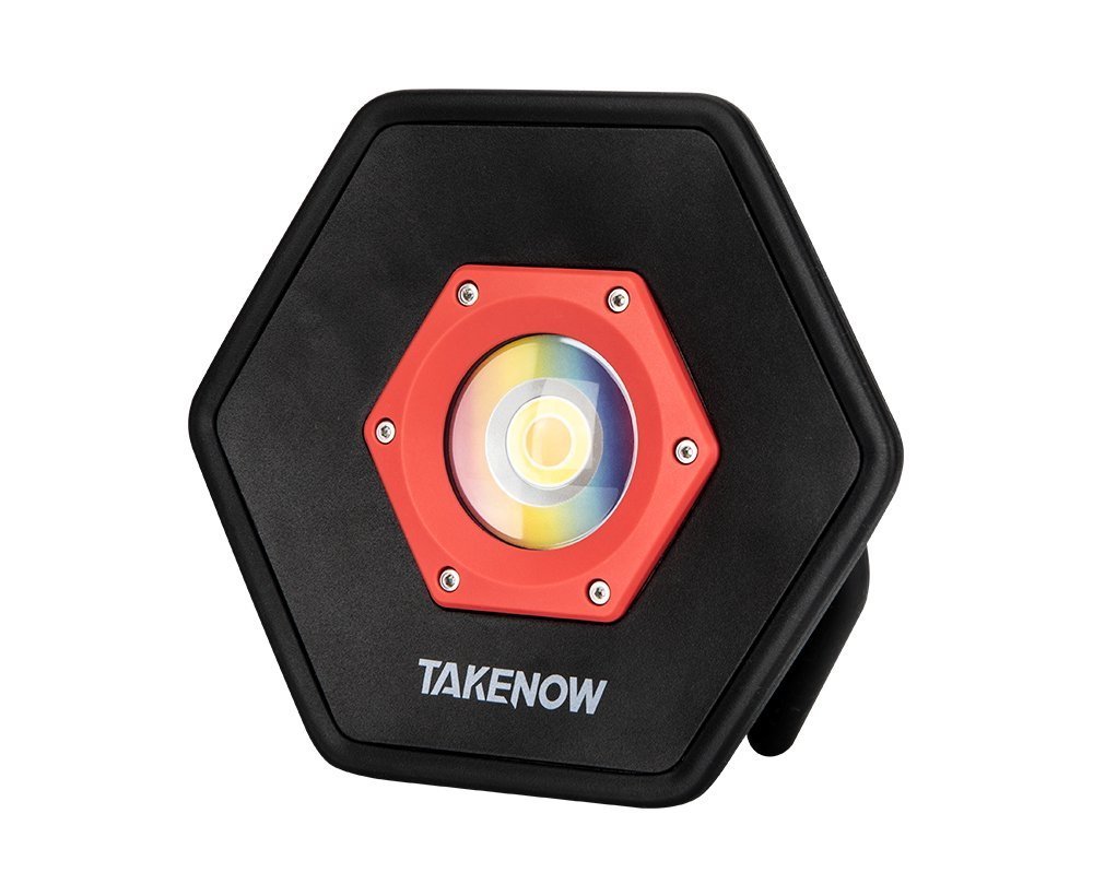 TAKENOW Рабочий фонарь с 5 видами цветовых температур Super COB LED Floodlight
