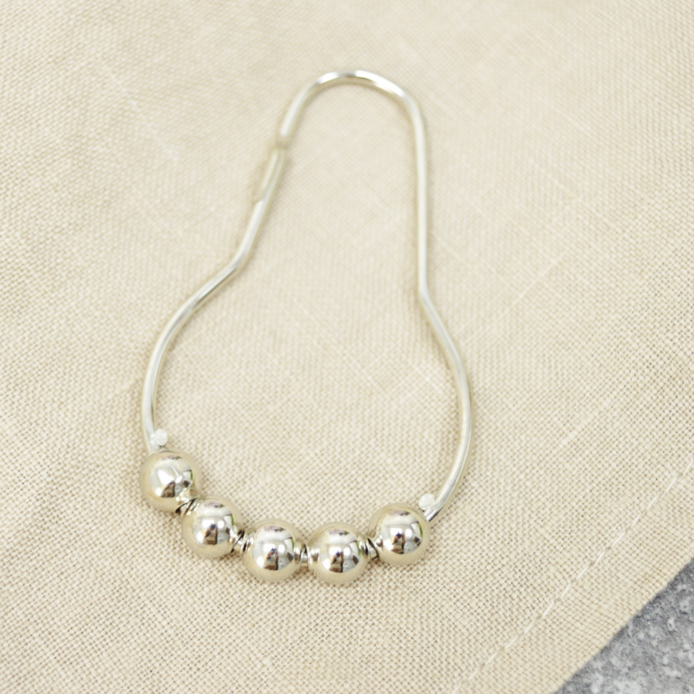 Кольца для штор в ванную 12шт, металлические фигурные