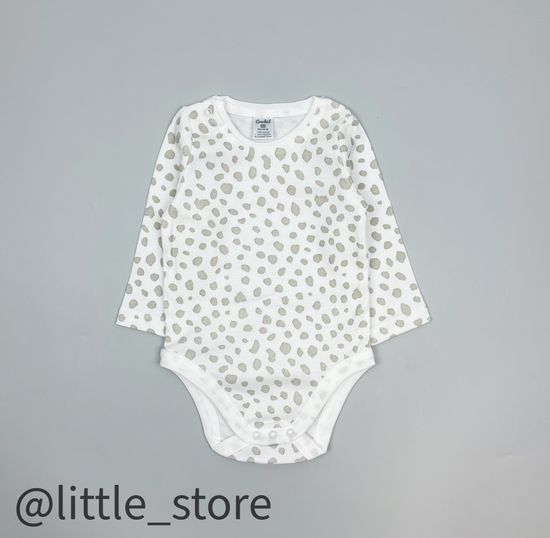 Боди хлопковое "Любимые зверята" камешки на сахаре