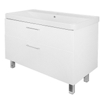 Тумба с раковиной Azario Ника 100 Н CS00089955 белая