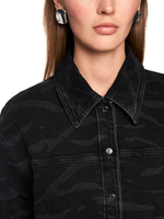 Джинсовая рубашка из хлопка