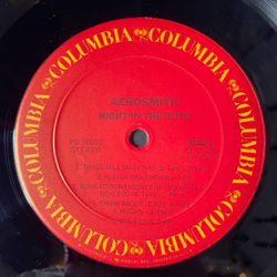 Винтажная виниловая пластинка LP Aerosmith Night In The Ruts (USA 1979) Reefer Head Woman