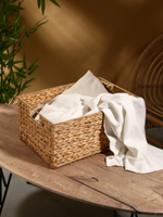 Корзинка прямоугольная, 44х30х20 см, водный гиацинт