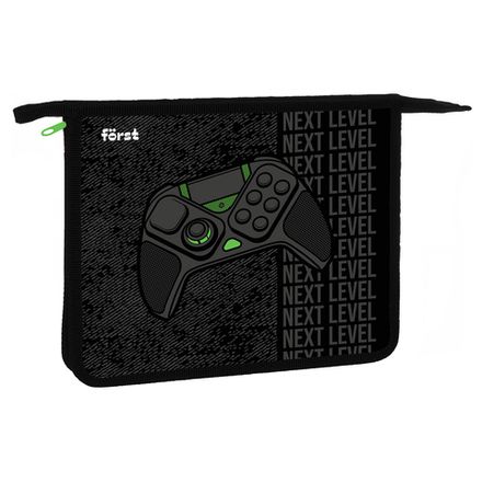 Папка для тетрадей 1 отделение А5 на молнии Forst Play the game, пластик