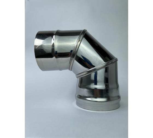 Дым Колено (ст 0,5мм) 4-ех секц.д. 140мм(90*)