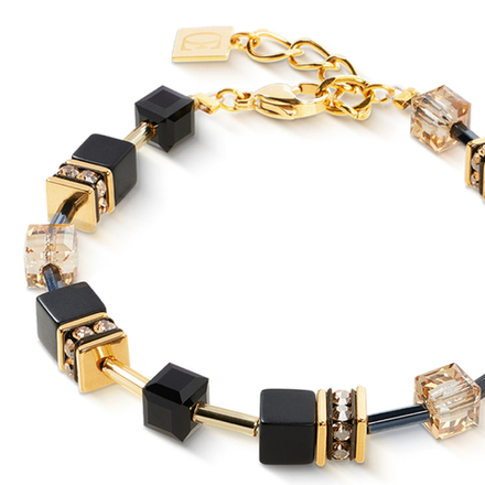 Браслет Coeur de Lion Black-Gold 4018/30-1316