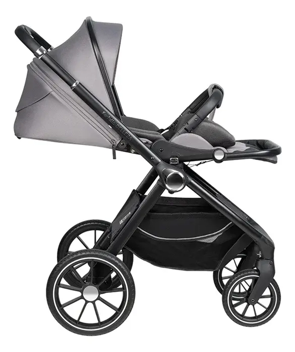 Коляска модульная 3в1 Belleza 2024 (Foggy grey/Туманно-серый FB-3)