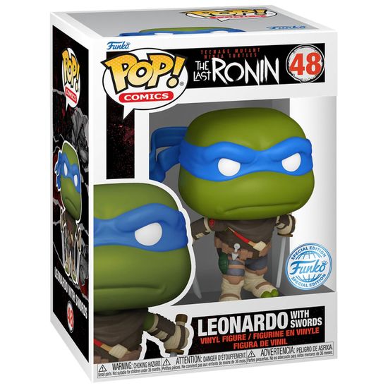 Фигурка Funko POP! Comics TMNT The Last Ronin Leonardo w/Sword (Exc) (48) 85094 / Фигурка Фанко ПОП! по мотивам франшизы "Черепашки-ниндзя", Леонардо