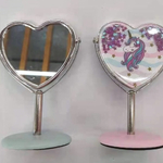 Зеркало настольное на ножке «Stylish image - Единорожек Оливер», сердце, 8*14 см (картон. коробка)