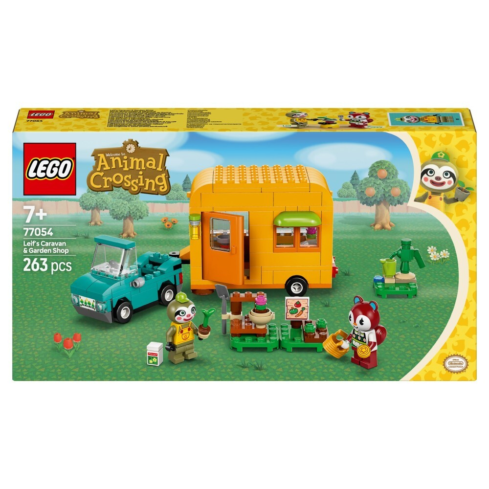 LEGO Animal Crossing/ Лейф и его катафалк и садовый магазин/ 77054