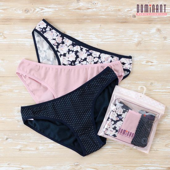 Трусики женские DOMINANT 35000-144, BIKINI, 3 шт. в уп.