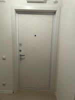 Дверь входная Лабиринт Трендо 24 Белый софт металлическая