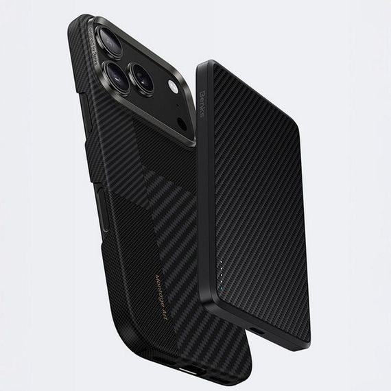 Чехол Benks Montage ArmorAir Case built with Kevlar для iPhone 17 Pro 6.3&quot; (C.K.FL.AP.BK.MB69) черный (600D+1500D)