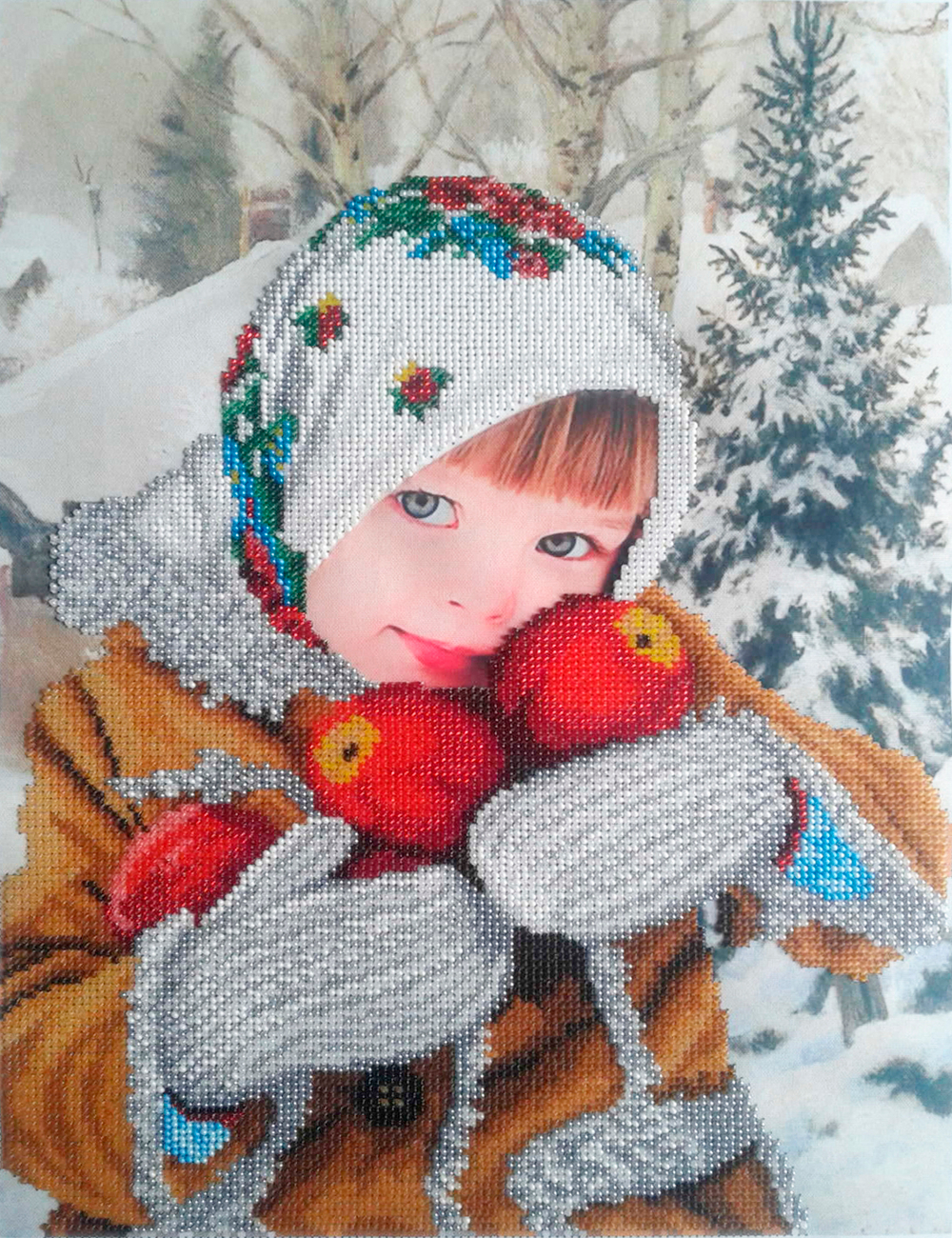 Г-5151 Девочка с яблоками