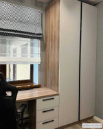 Рабочая зона у окна по индивидуальному проекту