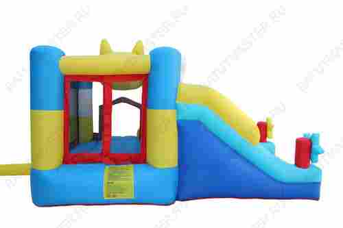 Батут для детей на дачу "В гостях у кота" 3,3*2,5*2 м