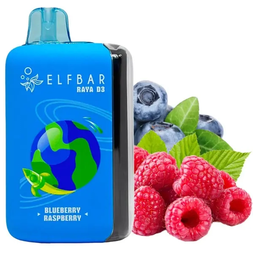 ELF BAR RAYA D3 25000 - Blueberry Raspberry (5% nic)