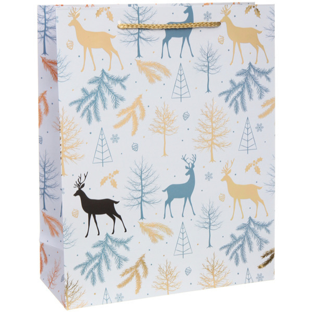 Пакет подарочный «Новогодний стиль» 26*32*10 см